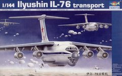 Збірна модель 1/144 літак Ilyushin IL-76 Transport Trumpeter 03901