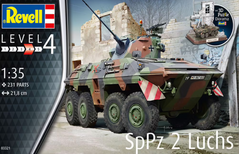 Сборная модель SpPz.2 Luchs mit 3D-Puzzle Revell 03321 1:35