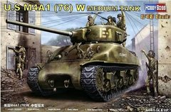 Збірна модель 1/48 танк U.S. M4A1 (76) W Medium Tank HobbyBoss 84801
