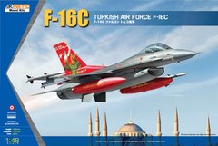 Сборная модель 1/48 самолет F-16C Turkish Air Force F-16C Kinetic 48069