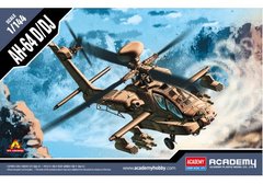 Assembled model 1/144 helicopter AH-64D/DJ Apache Academy 12625