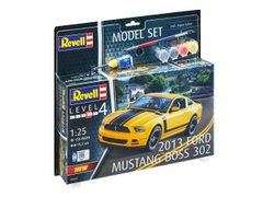 Стартовый набор 1/25 для моделизма автомобиля Model Set 2013 Ford Mustang Boss Revell 67652