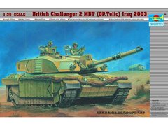 Збірна модель 1/35 британський танк Challenger 2 MBT (Op.Telic) Іракська війна 2003 Trumpeter 00323