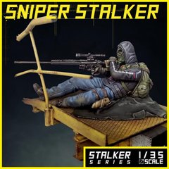 Сборная модель 1/35 фигура Sniper Stalker Series Alternity Miniatures AM11
