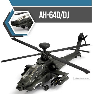 Сборная модель 1/144 вертолет AH-64D/DJ Apache Academy 12625