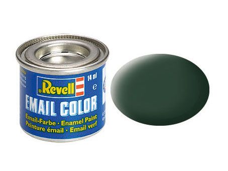 Эмалевая краска Revell #68 Темно-зеленый матовый (Dark green (RAF)) Revell 32168
