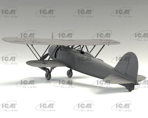 Сборная модель 1/32 самолет CR. 42AS, Итальянский истребитель-бомбардировщик 2 Мировой Войны ICM 32023