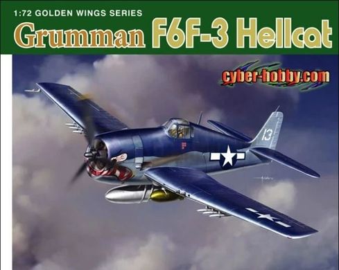 Збірна модель 1/72 Grumman F6F-3 Hellcat Dragon 5060