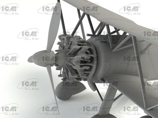 Збірна модель 1/32 літак CR. 42AS, Італійський винищувач-бомбардувальник 2 Світової Війни ICM 32023