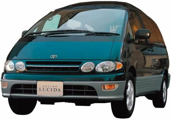 Збірна модель 1/24 автомобіля Toyota TCR11G Estima Lucida / Emina `94 Aoshima 06135