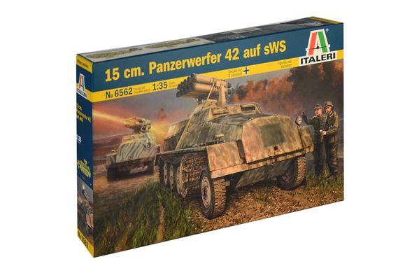 Сборная модель 1/35 бронеавтомобиль Panzerwerfer 42 auf sWS Italeri 6562