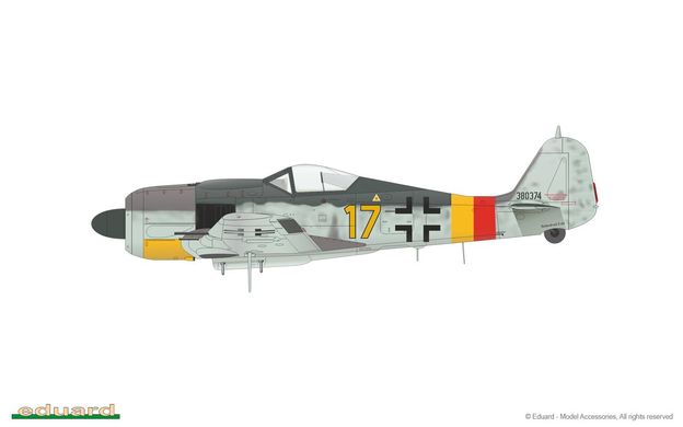 Збірна модель німецького винищувача Fw 190A-8 Weekend edition Eduard 84122
