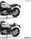 Збірна модель 1/9 мотоцикл MT003 BMW R nineT Meng Model MT-003