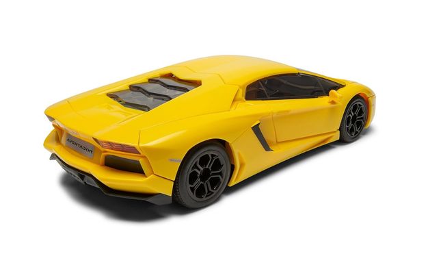 Prefab model designer car QUICKBUILD Lamborghini Aventador - Yellow Airfix J6026