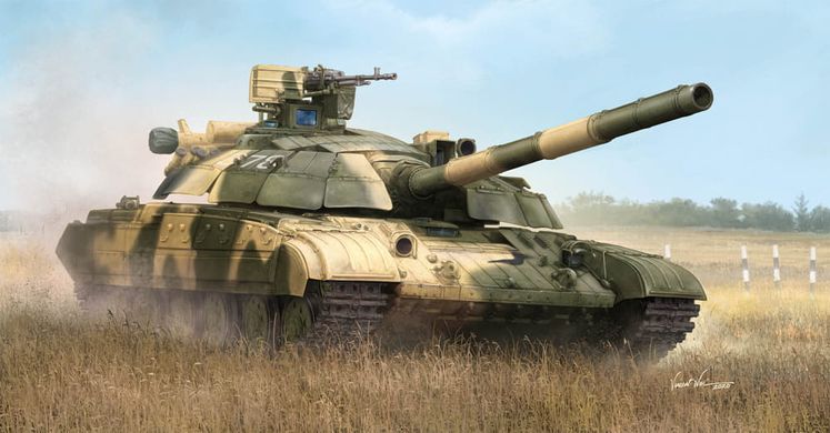 Сборная модель 1/35 Украинский основной боевой танк Т-64БМ Булат Trumpeter 09592