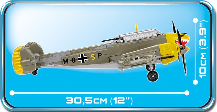 Навчальний конструктор німецький винищувач-бомбардувальник Messerschmitt Bf 110D СОВI 5716