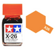 Enamel varnish X26 Orange transparent glossy (Clear Orange gloss) Tamiya 80026