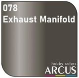 Эмалевая краска Exhaust Manifold – металлик пламегасителей (глушителей) и выпускных патрубков. Arcus 078