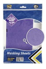Бархатные маскировочные листы Softtouch (x5 листов, 290mm x 145mm) (Softouch Velvet Masking Sheets) Ammo Mig 8245