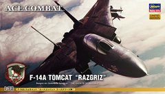 Assembled model 1/72 fighter F-14A Tomcat 'Ace Combat Razgriz' Hasegawa SP313