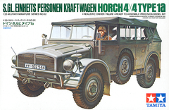 Сборная модель автомобиля s.Gl. Einheits Personen Kraftwagen Horch 4X4 Type 1a Tamiya 35052 1:35