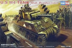 Assembled model 1/48 tank U.S. M4 Tank Mid-Production HobbyBoss 84802