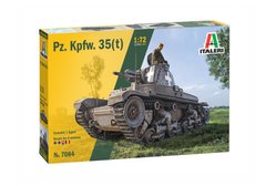 Assembled model 1/72 tank Pz.Kpfw. 35 (t) Italeri 7084