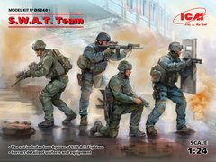Figures 1/24 Team S.W.A.T. (4 Figures) ICM DS 2401