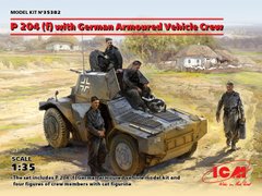 Assembly model 1/35 P 204 (f) with German crew ICM 35382