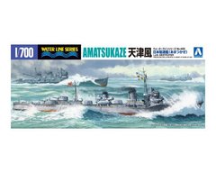 Збірна модель 1/700 корабель Japanese destroyer Amatsukaze Aoshima 01137