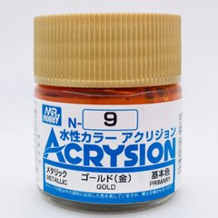 Акриловая краска Acrysion (N) Gold Mr.Hobby N009