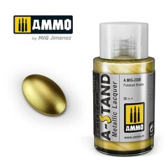 Металеве покриття A-STAND Polished Brass Полірована латунь Ammo Mig 2308