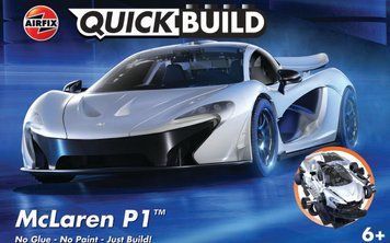 Assembled model constructor QUICKBUILD McLaren P1 - White Airfix J6028