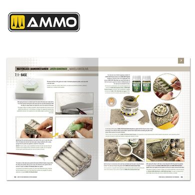 Книга "Школа моделирования - Как использовать растительность в ваших диорамах" (англ., исп) Ammo Mig 6254