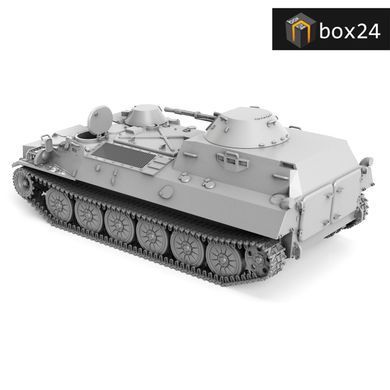 Scale model 3D-printing 1/72 MT-LB with turret from BRDM BOX24-72-107