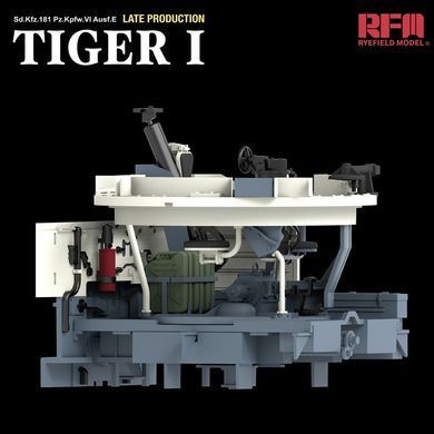 Збірна модель 1/35 танк Sd.Kfz.181 Pz.Kpfw.VI Ausf.E Tiger I Пізнє виробництво з повним інтер&rsquo;єром і