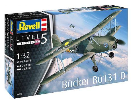 Збірна модель Літака Bücker Bü 131 Revell 03886 1:32