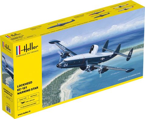 Збірна модель 1/72 гвинтовий літак Lockheed EC-121 Warning Star Heller 80311