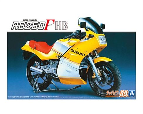 Збірна модель 1/12 мотоциклу Suzuki RG250 HB 1984 Motorbike Kit Aoshima 06231