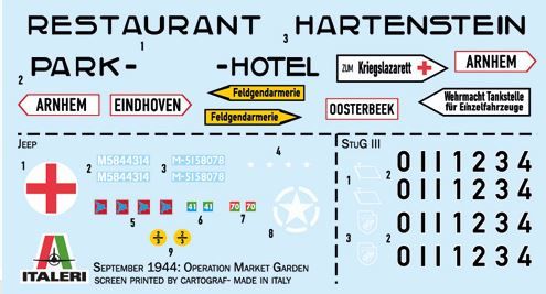 Набір для діорами 1/72 Hartenstein Hotel 1944 Market/Garden - BATTLE SET Italeri 6107