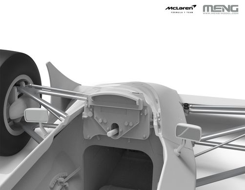 Сборная модель 1/12 чрезвычайно успешный гоночный автомобиль McLaren MP4/4 1988 Meng Model RS-004