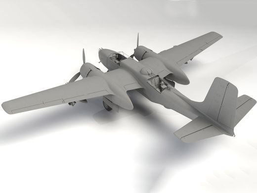 Збірна модель 1/48 літак B-26B-50 Invader, Американський бомбардувальник війни в Кореї ICM 48281
