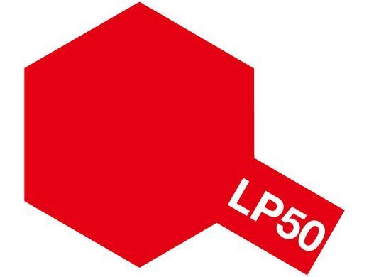 Нитро краска LP50 Ярко-красный (Bright Red), 10 мл. Tamiya 82150