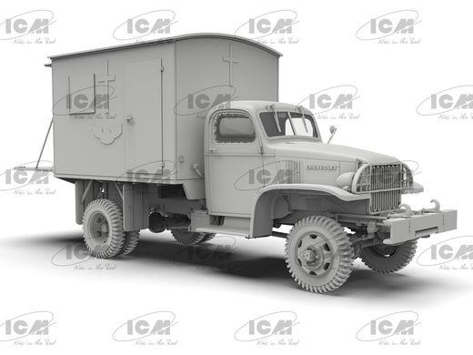 Prefab model 1/35 mobile chapel of the British Army 2SV ICM 35586
