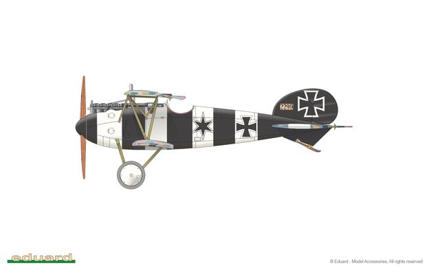 Збірна модель 1/72 гвинтовий літак Albatros D.V Weekend edition Eduard 7406