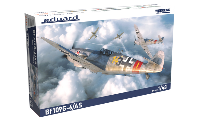 Збірна модель 1/48 літака Bf 109G-6/AS Weekend edition Eduard 84169
