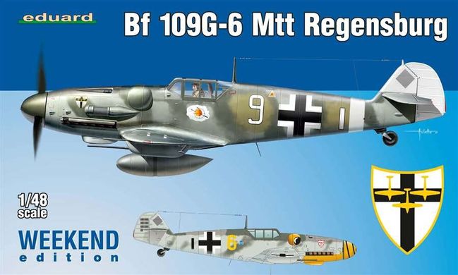 Сборная модель Bf 109G-6 MTT Regensburg Eduard 84143