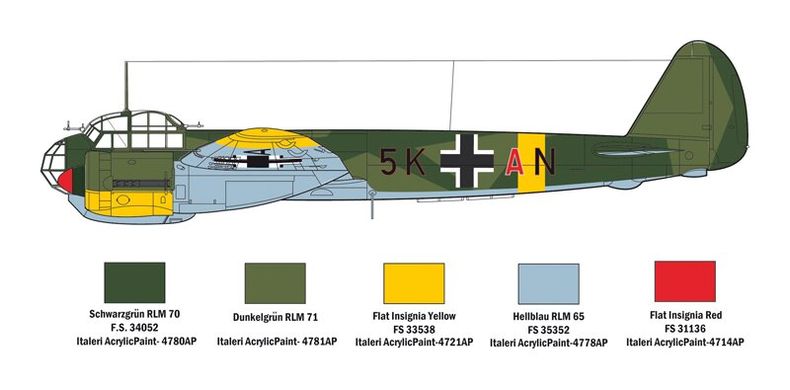 Сборная модель 1/72 War Thunder - JU 88 A-4 Italeri 35104