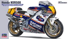 Сборная модель 1/12 мотоцикла BK04 Honda NSR500 "1989 WGP500 CHAMPION" Hasegawa 21504
