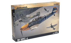 Assembled model 1/72 aircraft Bf 109E-4 ProfiPACK edition Eduard 7033